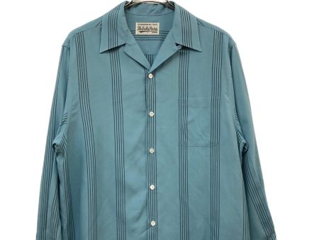 [Pre-owned] WACKO MARIA  23AW striped open collar shirt 23fw-wms-oc05 Online now