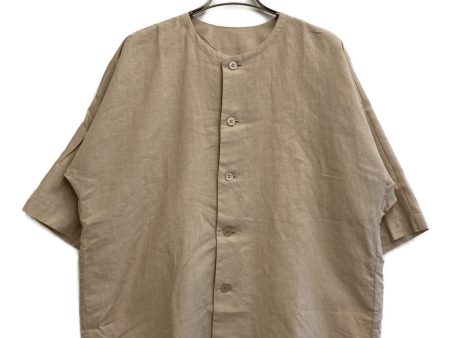 [Pre-owned] HOMME PLISSE ISSEY MIYAKE linen blend shirt HP91-FJ022-40 For Sale