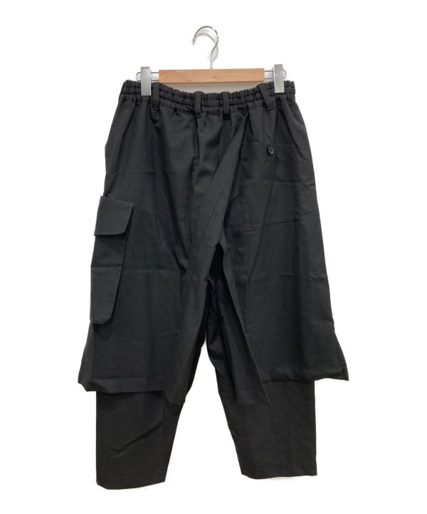 [Pre-owned] GROUND Y Back Tape Wrap Pants GR-P22-100 Online Sale