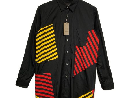 [Pre-owned] COMME des GARCONS HOMME PLUS Stripe Pattern Long Long Sleeve Shirt PK-B008 Online