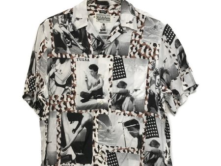 [Pre-owned] WACKO MARIA LARRY CLARK  TULSA    S S HAWAIIAN SHIRT on Sale