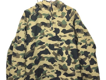 [Pre-owned] A BATHING APE Half-Zip Inner Boa Pullover Jacket Fashion