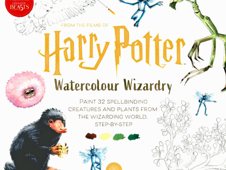 Harry Potter Watercolour Wizardry: Paint 32 spellbinding creatures and plants from the wizarding world, step-by-step Supply