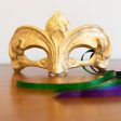 Gilded Mardi Gras Mask Online Sale