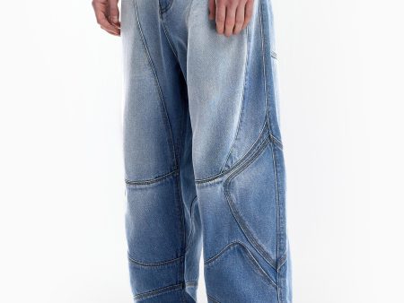 MOTO LIGHT BLUE WASHED DENIM Discount