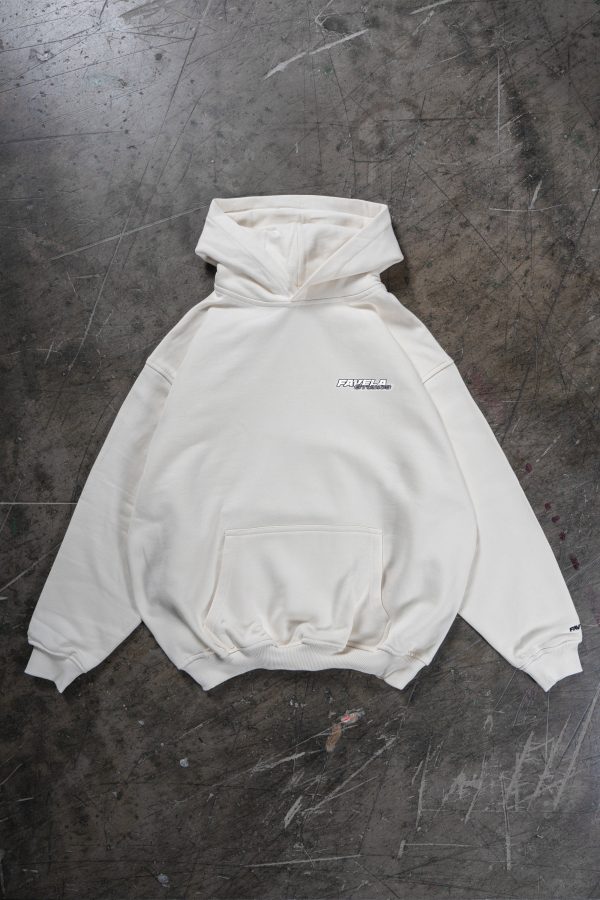 DISTRESSED VANILLA HOODIE Discount