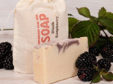 Black Raspberry Goat Milk Soap Hot on Sale