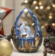 Nativity Folk Art Egg Discount