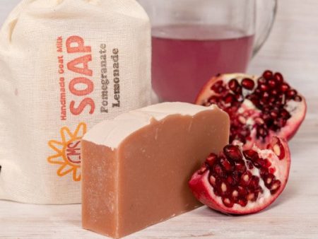 Pomegranate Lemonade Limited Goat Milk Soap on Sale