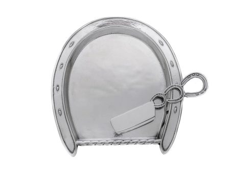 Arthur Court Horseshoe Plate with Server Online