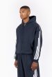 4 STRIPE NAVY CARBON FRONTZIP Cheap