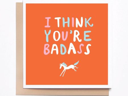 Mare Modern Goods You re Badass Card on Sale