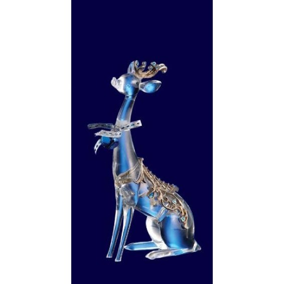 Sitting Ornamented Deer Cheap