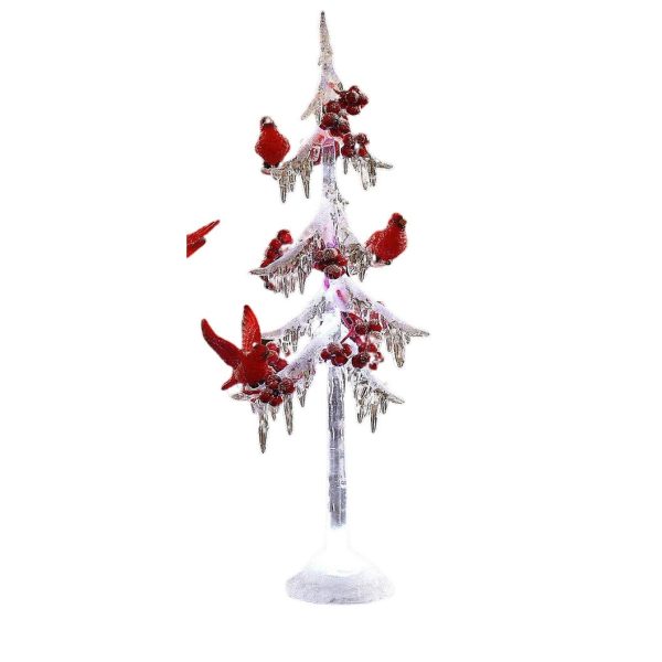 Icicle Tree w  Cardinals 13  For Sale