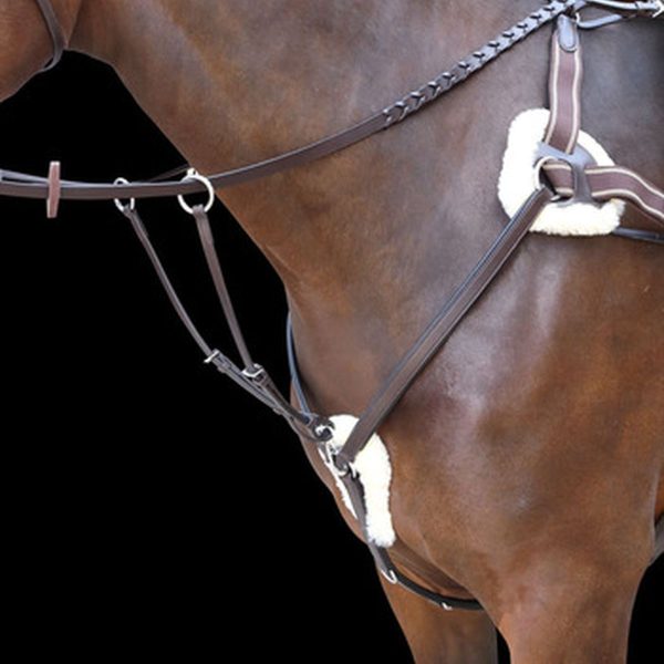 Shires Rossano 5 Point Leather Breastplate For Discount