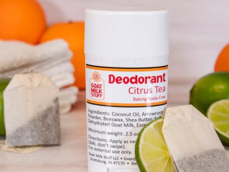 Citrus Tea Baking Soda Free Deodorant on Sale