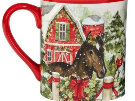 Homestead Christmas Mug Online now