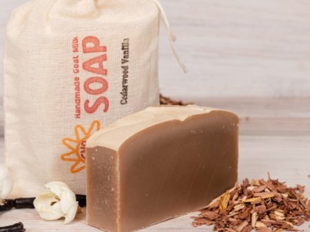 Cedarwood Vanilla Limited Goat Milk Soap on Sale