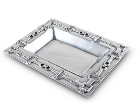 Arthur Court Equestrian Catch All Tray For Sale