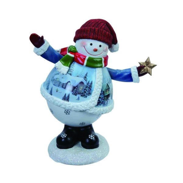 Snowman Waving For Discount