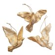 Trio of Sculpted Gilded Doves Online Sale