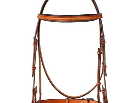 Edgewood 3 4  Fancy Raised Padded Bridle For Sale