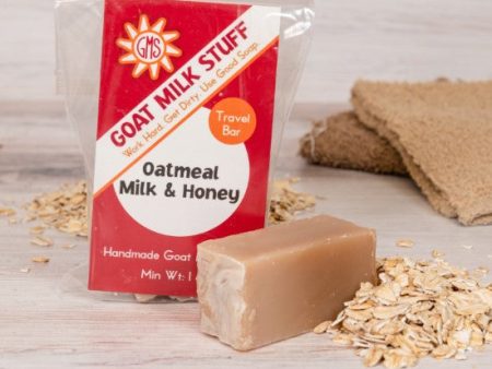 Oatmeal Milk & Honey Travel Goat Milk Soap Online Sale