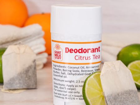 Citrus Tea Natural Deodorant For Discount