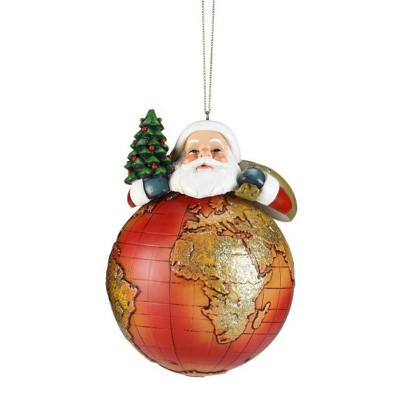 Snowman, Santa & Angel Globe Orn. on Sale