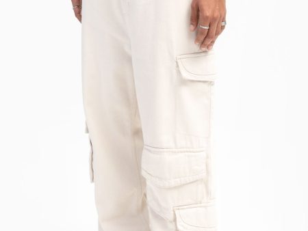 FIVE POCKET VANILLA CARGO PANTS Online Hot Sale