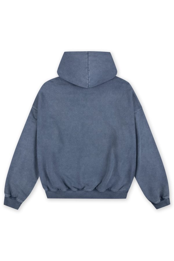 MANCHETTE BLUE SAND WASHED HOODIE [PRE ORDER] Online Sale