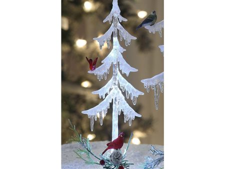 Cardinal Bird Icicle Tree on Sale