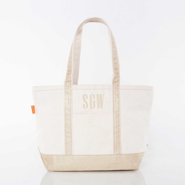 Medium Metallic Tote Discount