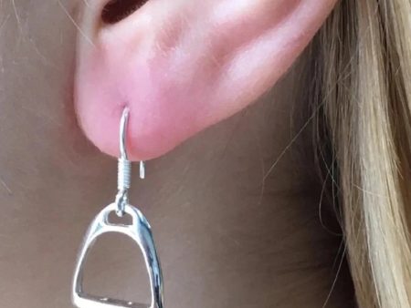 Westrian Equestrian Stirrup Iron Earrings on Sale