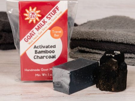 Activated Bamboo Charcoal Travel Goat Milk Soap For Discount