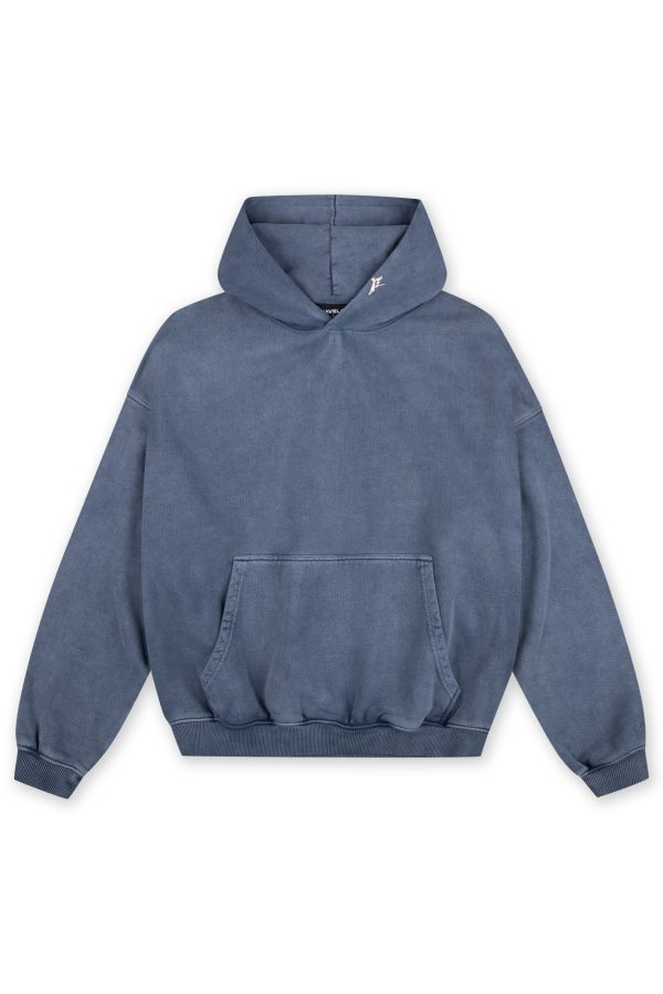 MANCHETTE BLUE SAND WASHED HOODIE [PRE ORDER] Online Sale