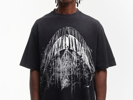 PALACE BLACK WASHED T-SHIRT Fashion