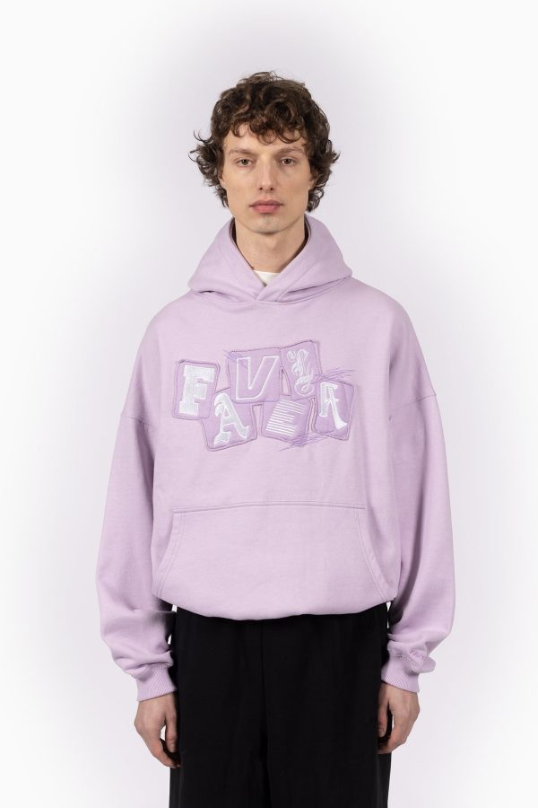 FAVELA COLLAGE ORCHID HOODIE [PRE ORDER] Hot on Sale