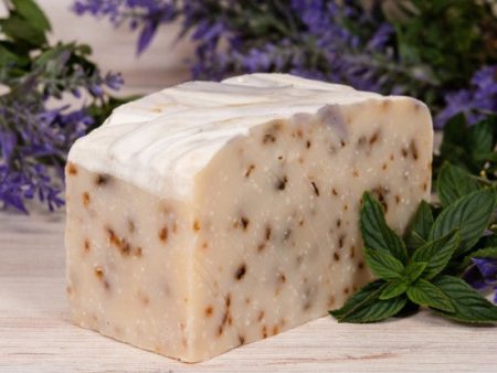 Lavender Peppermint Mega Goat Milk Soap Hot on Sale