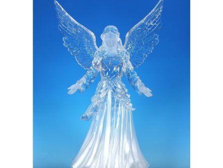 Lg. Winged Angel with LED Cheap