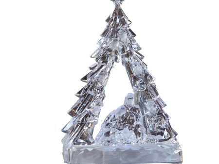 Acrylic Nativity Tree Online Hot Sale